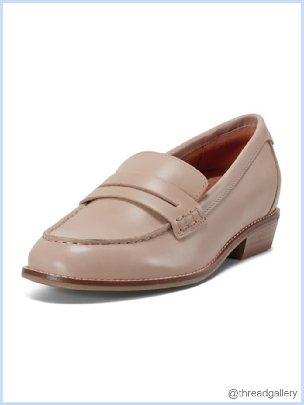 Rockport Elisea Leather Loafer with Arch Support & Cushioned Comfort
